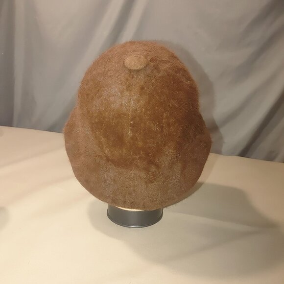 Kangol Furgora Vintage Casual Hat Medium Brown Angora Blend - Picture 10 of 11